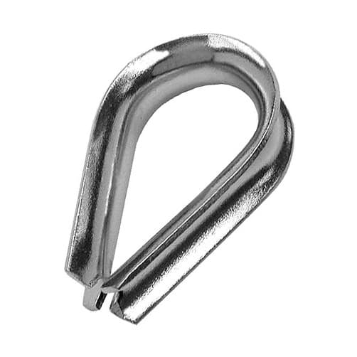 Stainless Steel Wire Rope Thimble - Marine Grade 316